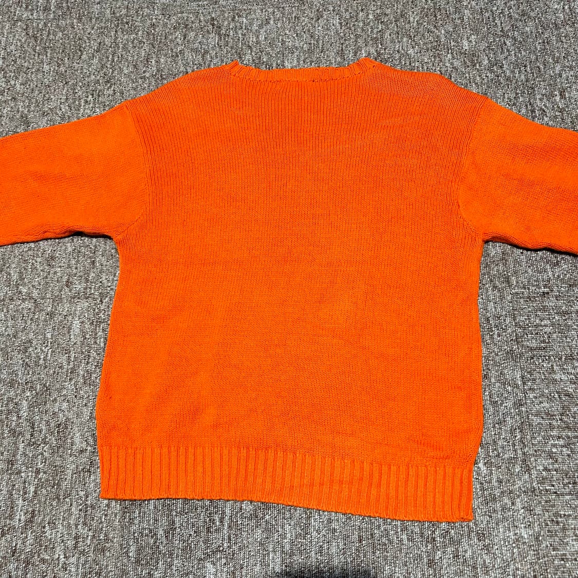 M) 폴로 랄프로렌 주황색 라운드넥 니트 상품이미지3