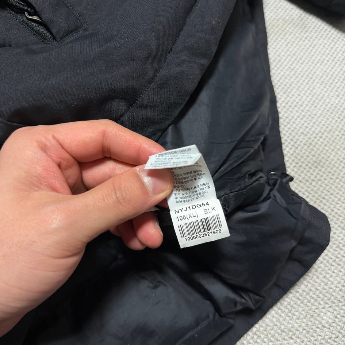 노스페이스 화이트라벨 사이드로고 패딩 파카 상품이미지7