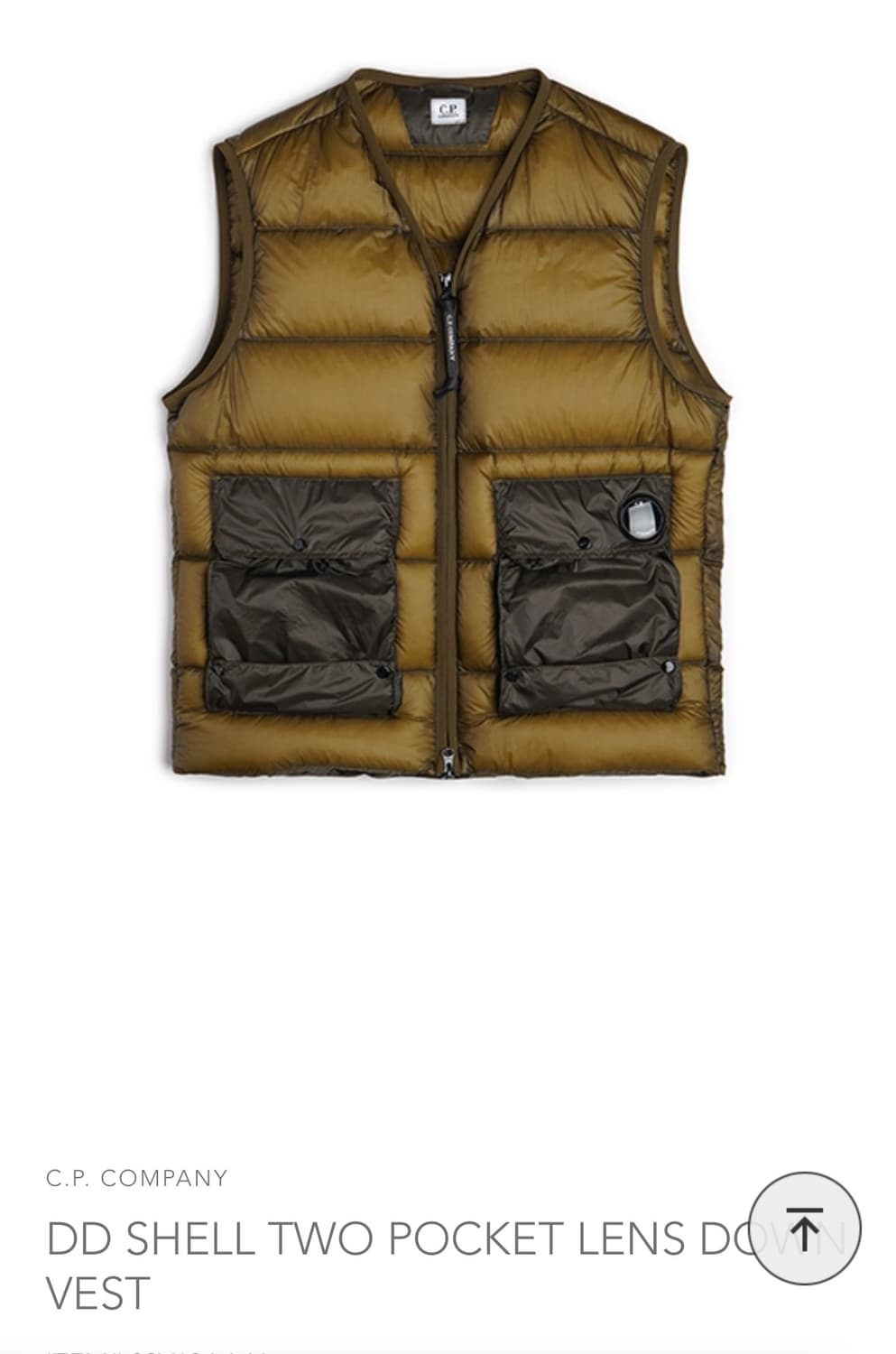 cp company 디디쉘 다운 베스트 상품이미지7