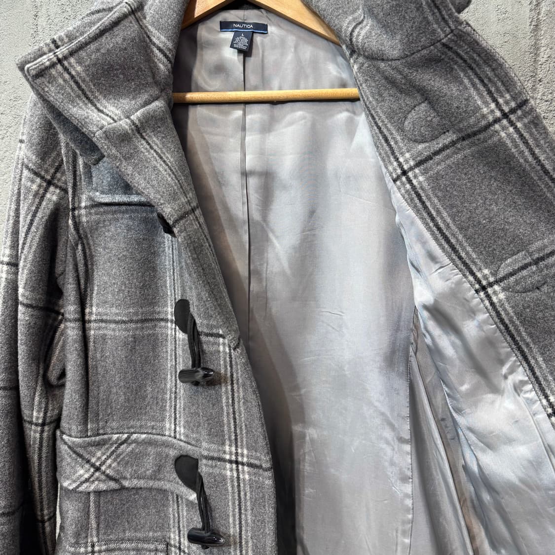 노티카 우먼스 체크 더플 코트 (L)   상품이미지4