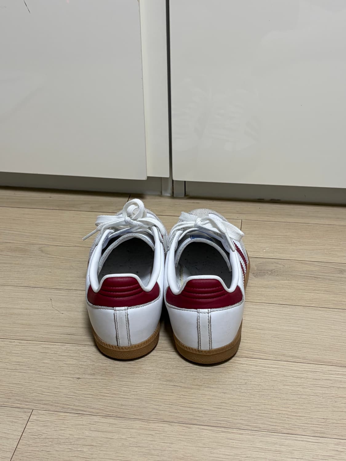 아디다스 삼바 OG 클라우드 화이트 버건디 230 상품이미지3