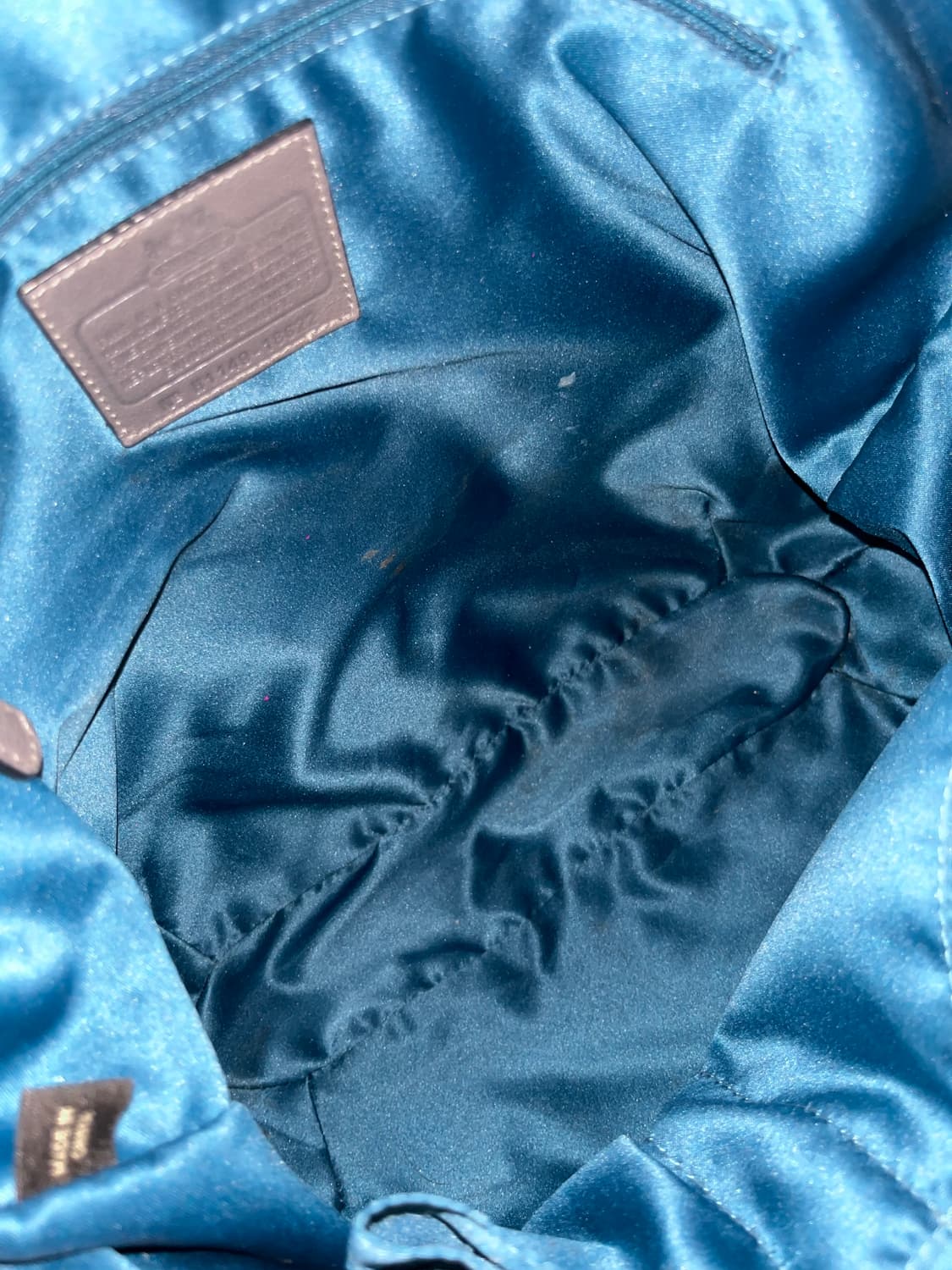  📦Coach gray leather shoulder bag 상품이미지10