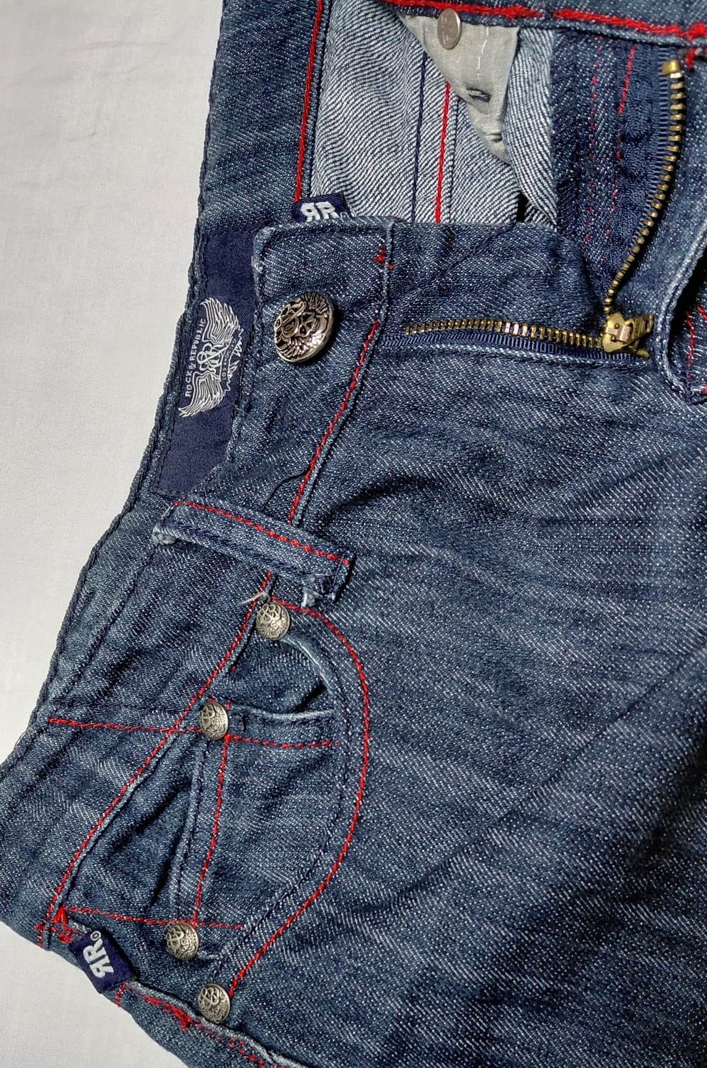 [26/무료배송] Rock & Republic 레드스티치 큐빅 데님 상품이미지5