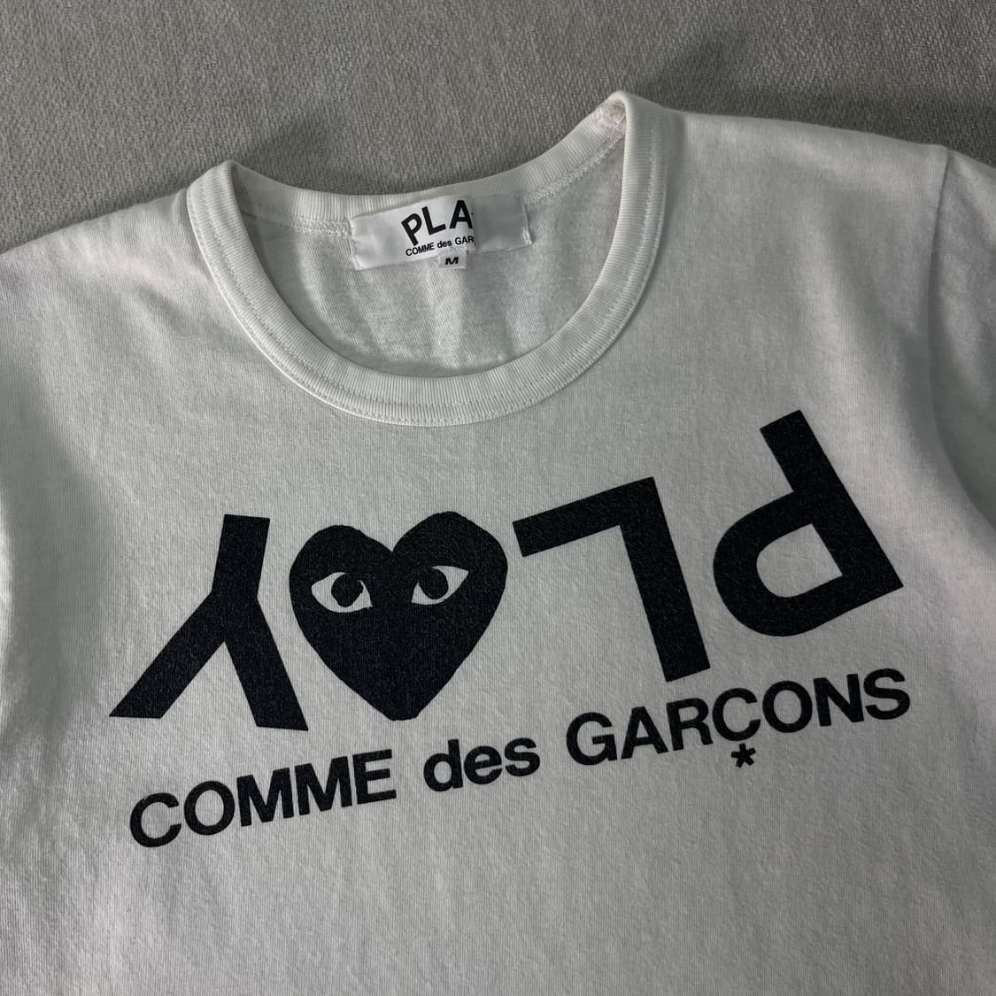 W 95 꼼데가르송 플레이로고 반팔 티셔츠 상품이미지2