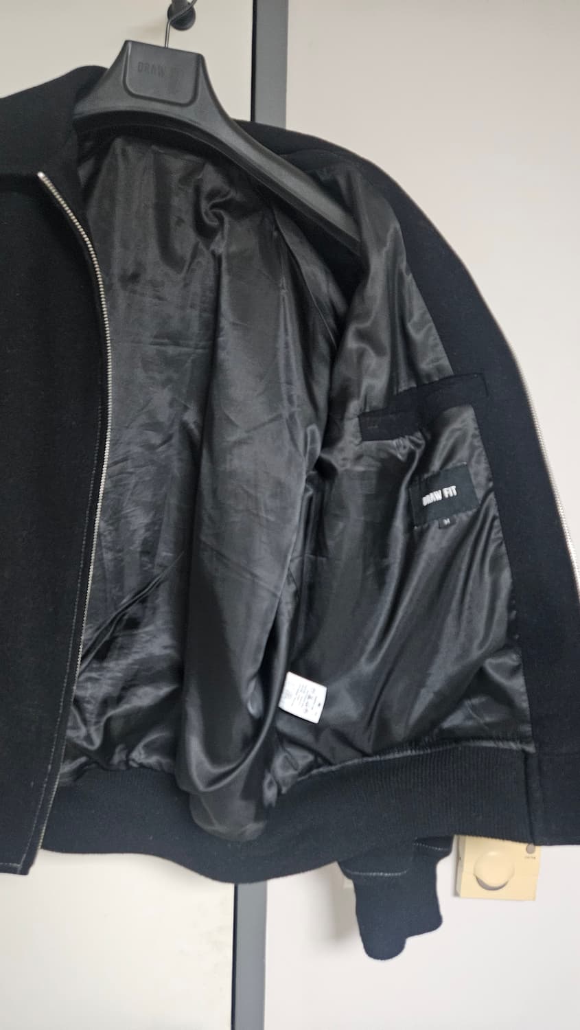 울 스타디움 라인 집업 자켓 [BLACK] 상품이미지3