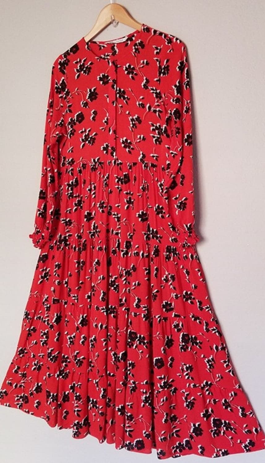 자라 플라워 롱원피스 상품이미지4