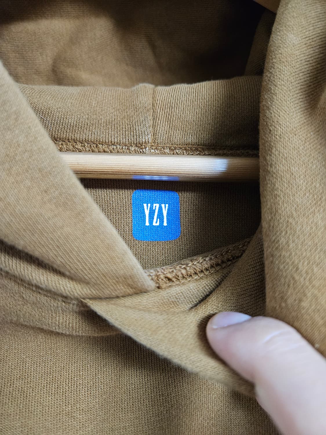 이지갭 YZY 갈색 후드티 XXL 칸예웨스트 상품이미지2