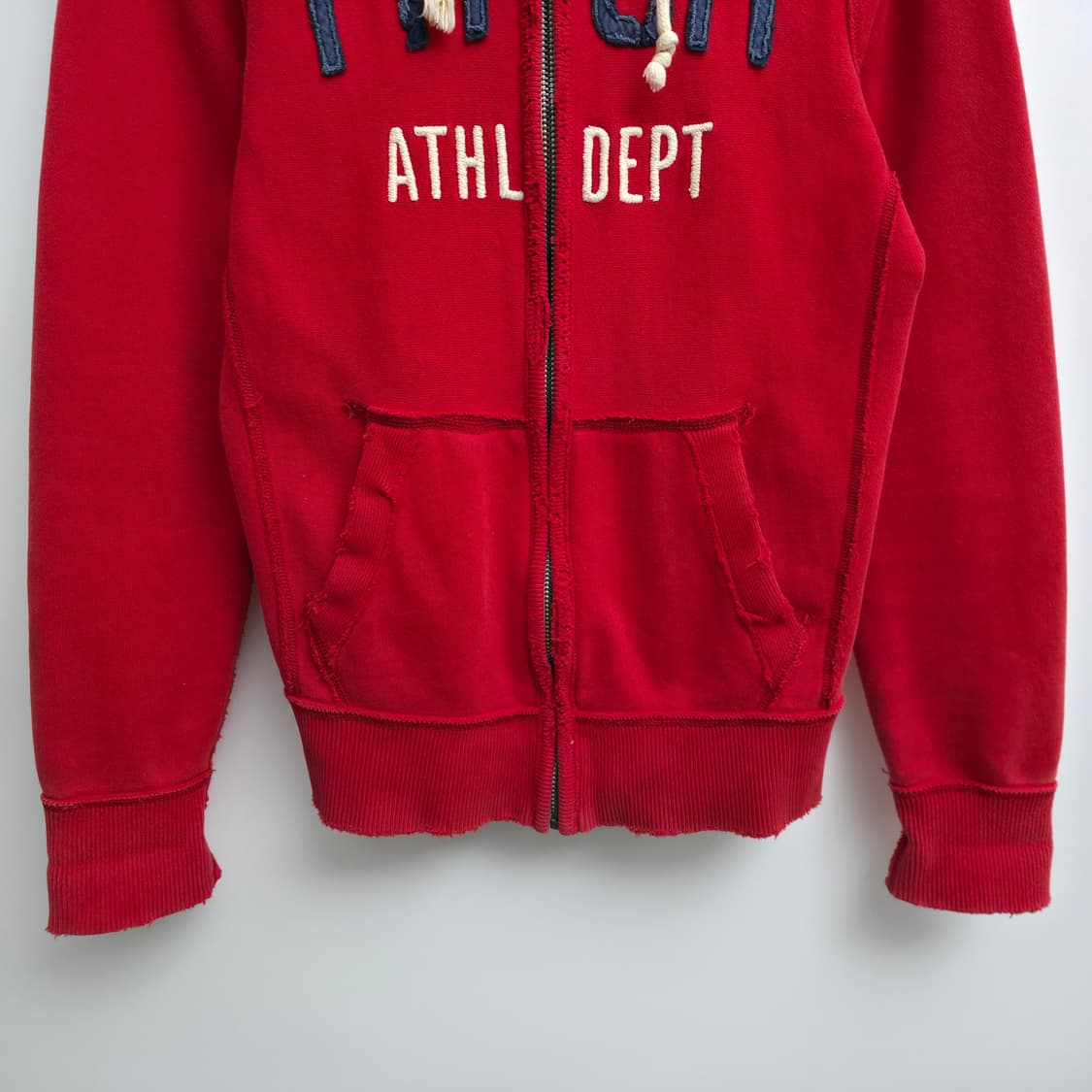 [S] 아베크롬비 레드 후드집업 상품이미지3