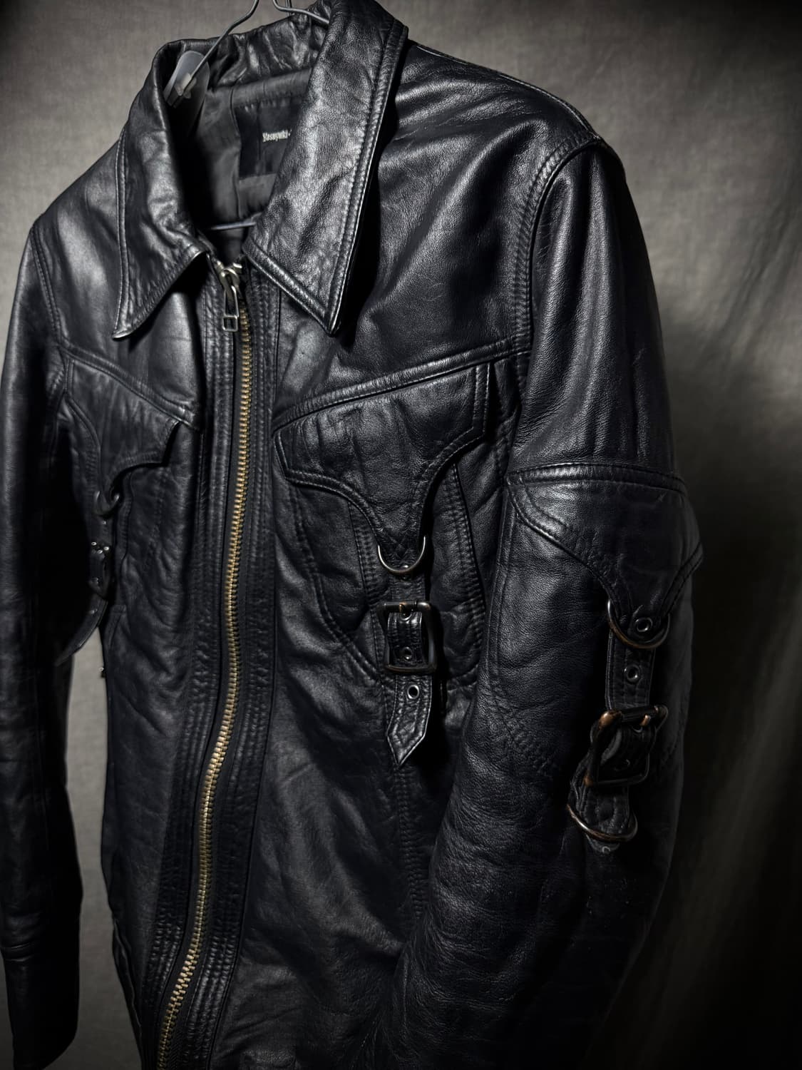 Yasuyuki Ishii Goatskin Leather Jacket   상품이미지6