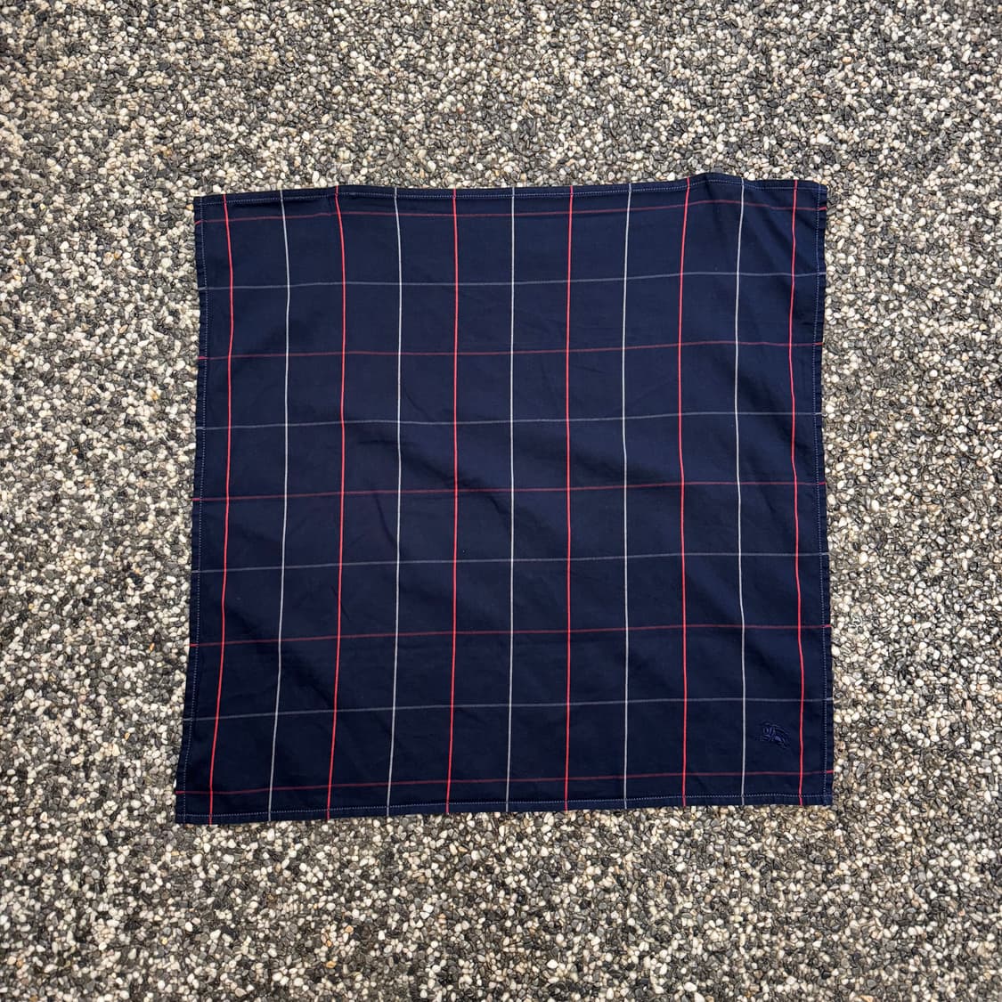 빈티지 버버리 체크 행거치프 반다나 (47x46cm)   상품이미지2