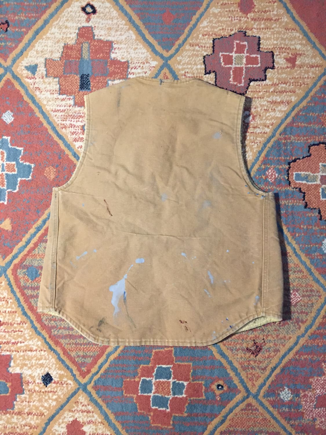 90‘s 칼하트 덕 캔버스 쉐르파 베스트 자켓 상품이미지2