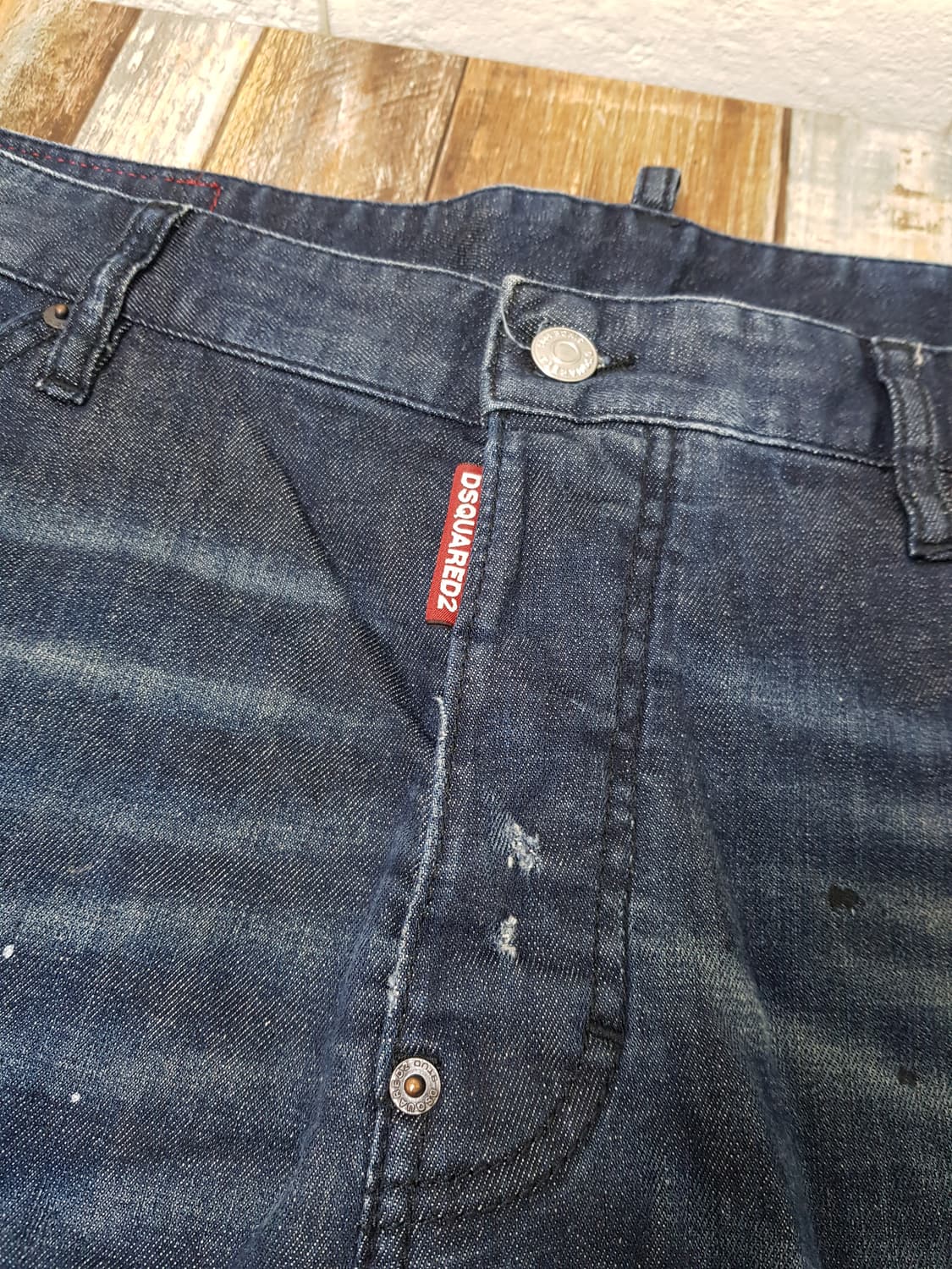 [54/정품] 디스퀘어드2 데님 숏팬츠 데미지 워싱진 상품이미지2