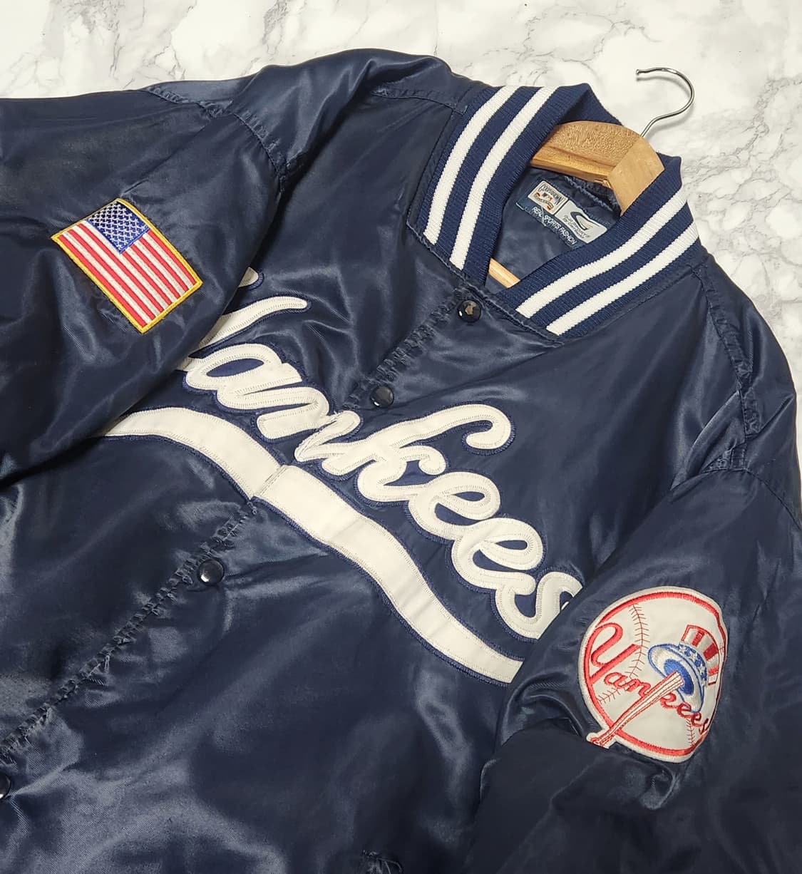 G-Iii 스포츠 뉴욕 양키스 스타디움 바시티 점퍼 상품이미지3