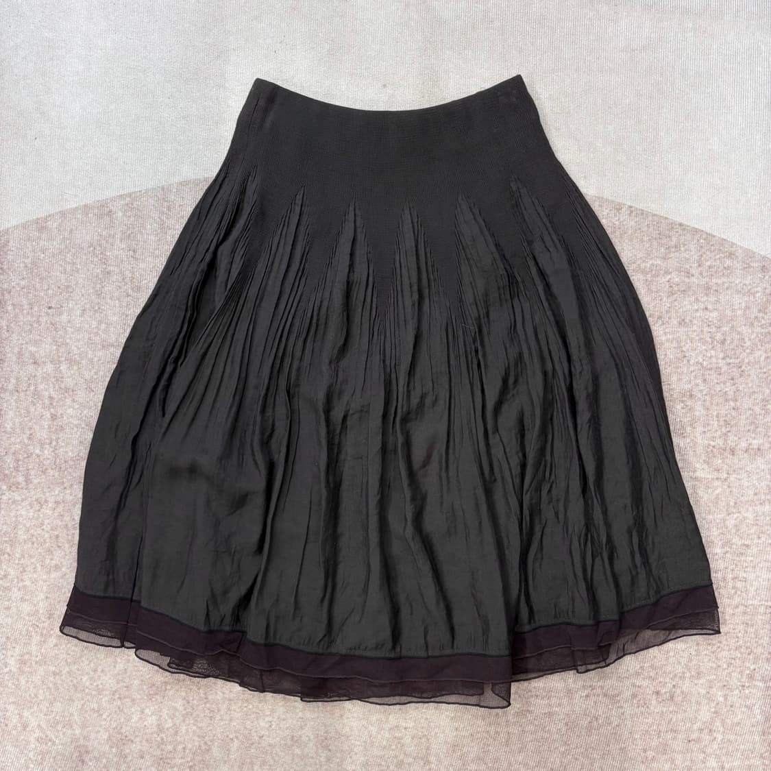 크리즈 주름 히피 페어리 미디스커트 JPN 상품이미지1