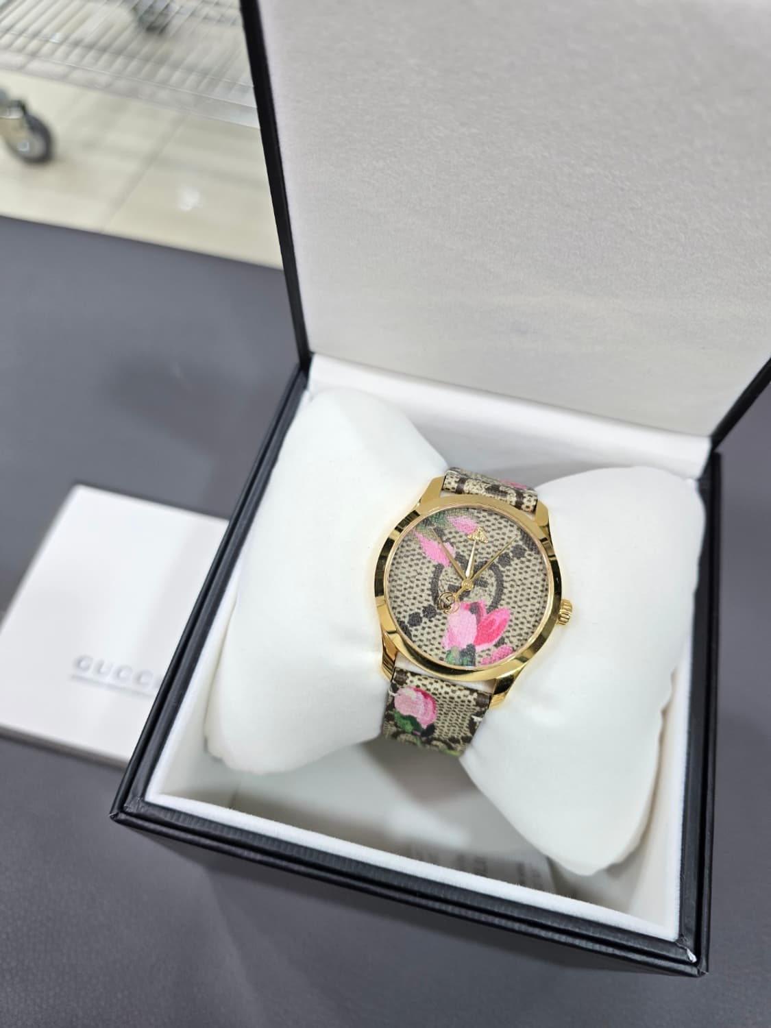 [정품] 구찌 GG 수프림 핑크 블라썸 시계 YA1264038 상품이미지5