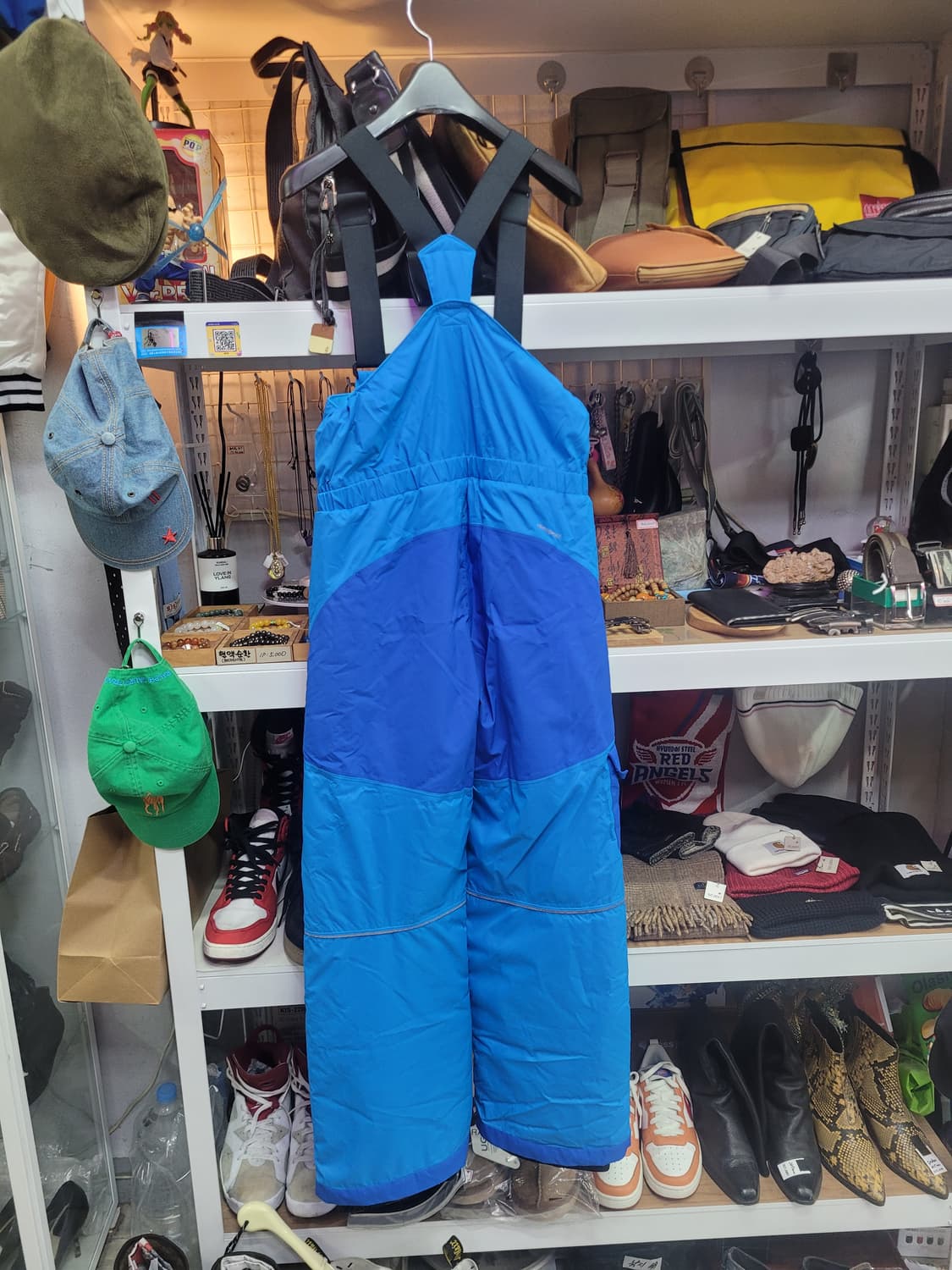 Adidas 아디다스 스키/보드 멜빵 바지 블루 상품이미지2