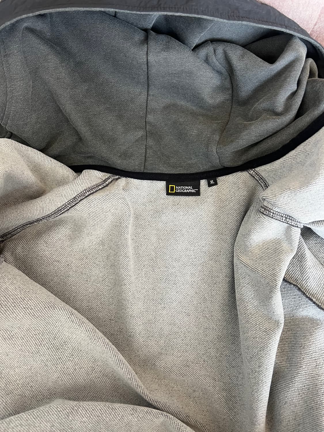 내셔널지오그래픽 남성 차콜 후드집업점퍼  상품이미지3