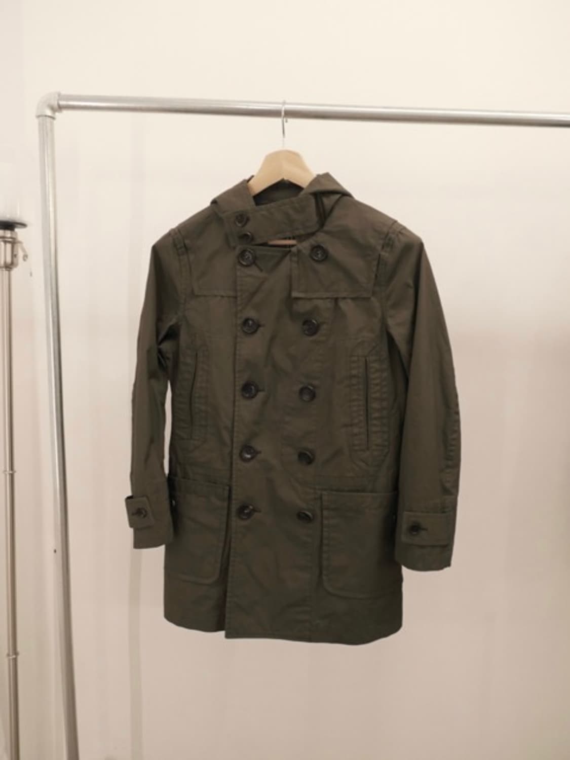 꼼데가르송 옴므 후디드 트렌치 코트 상품이미지1