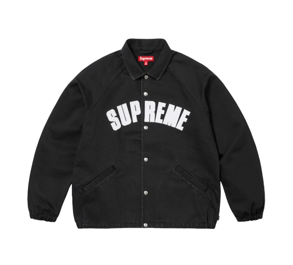슈프림 아크 데님 코치 자켓 블랙 - 25SS 상품이미지1