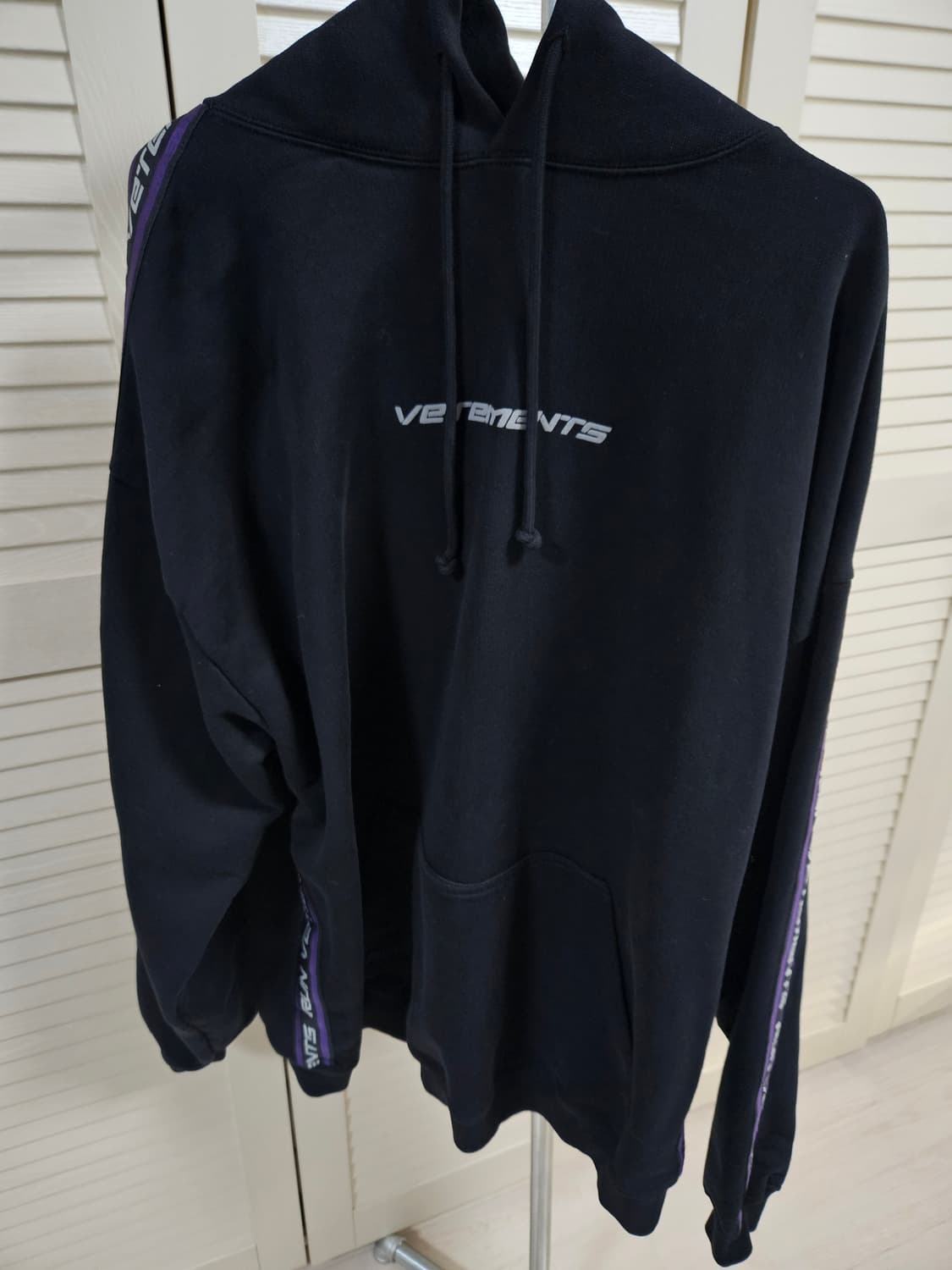 베트멍 테이프 로고 오버핏 후드 xs 상품이미지8