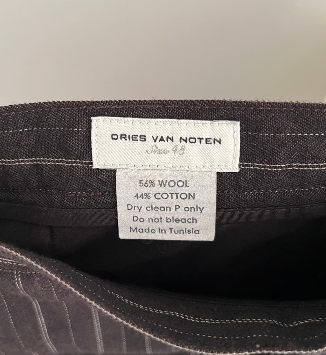 DRIES VAN NOTEN wool stripe pants 상품이미지3