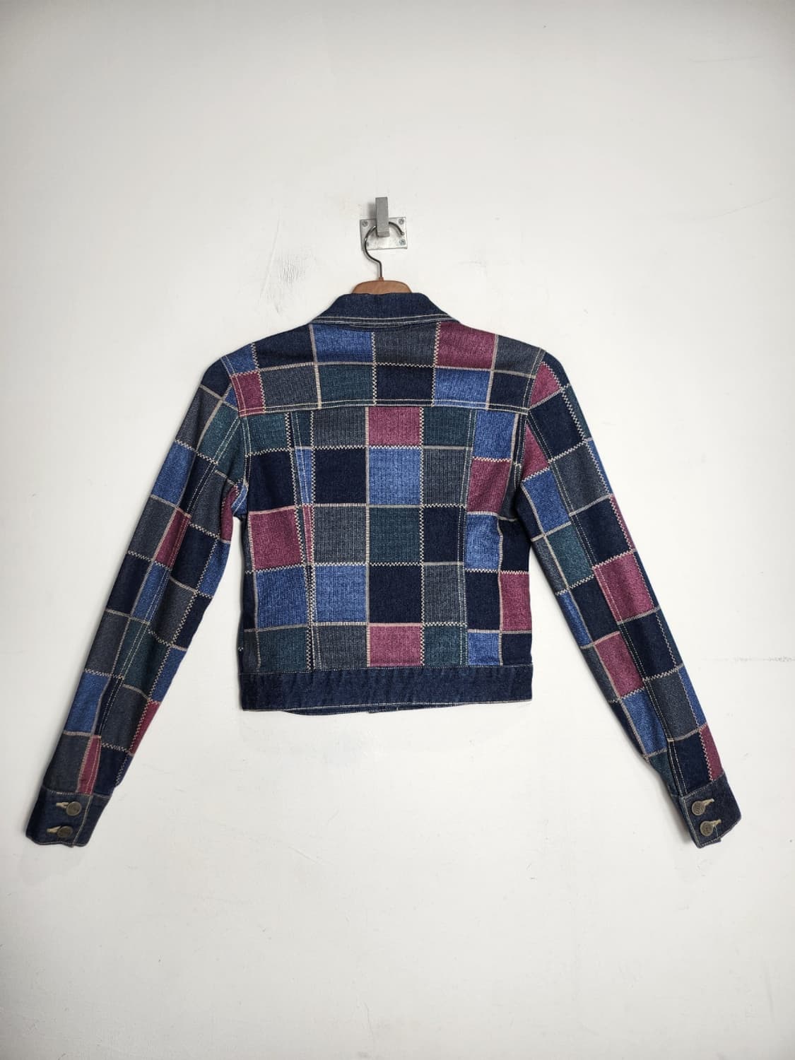 빈티지 패턴 청자켓 상품이미지1