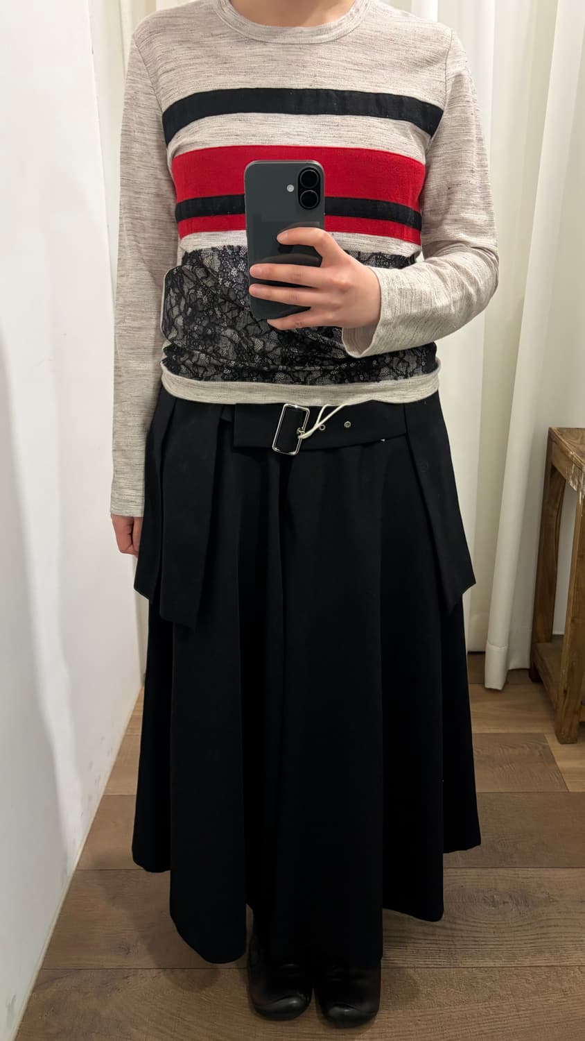 Docking Pleats Belt Skirt 상품이미지3