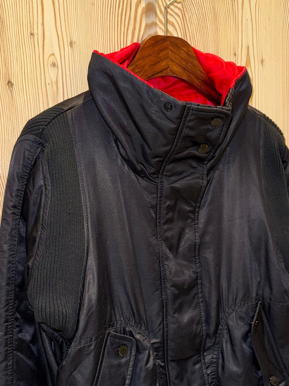 아르마니 익스체인지 셔링 블루종 자켓 상품이미지2