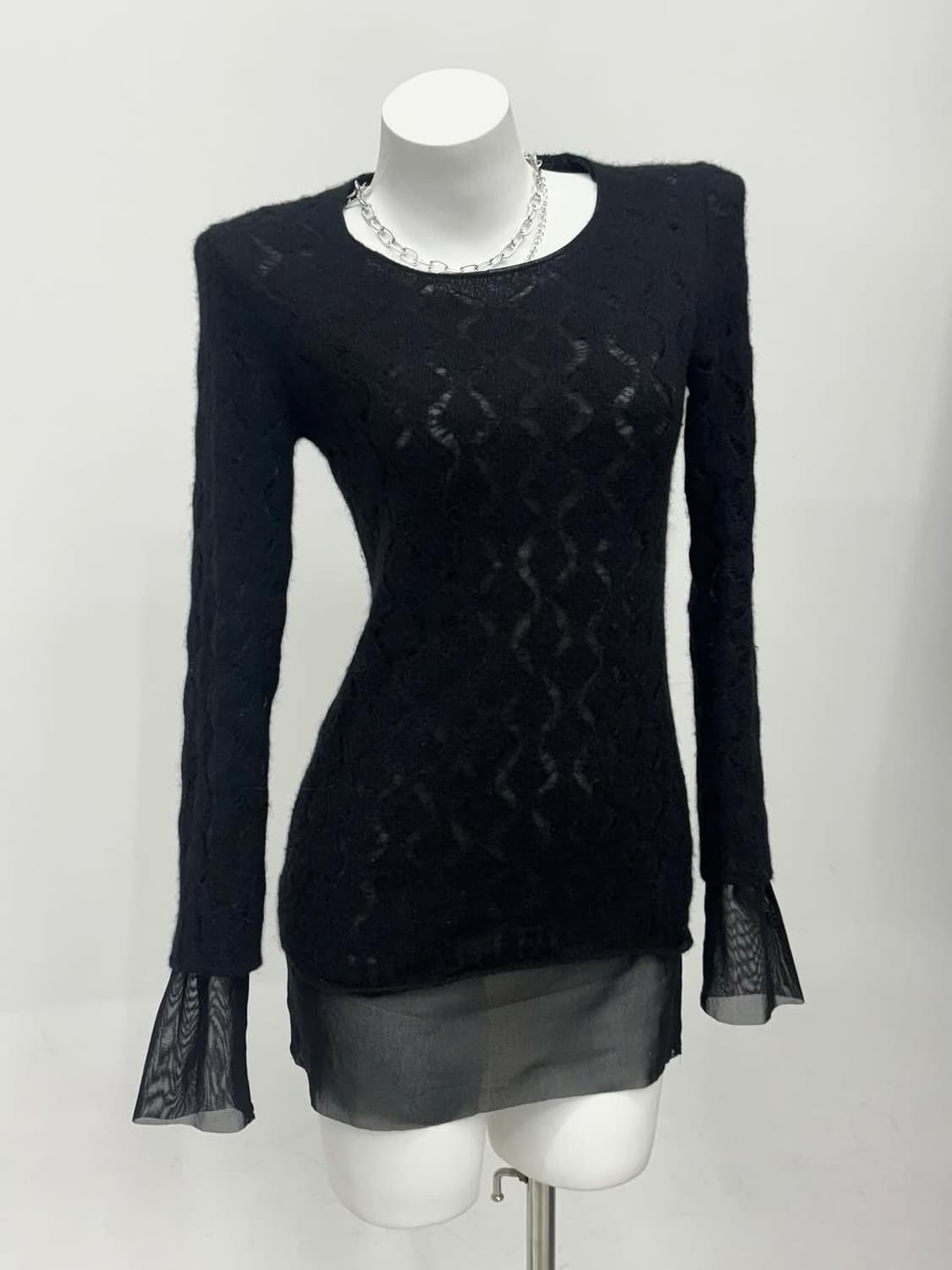 Comme des Garçons Sheer Knit Long Sleeve 상품이미지4