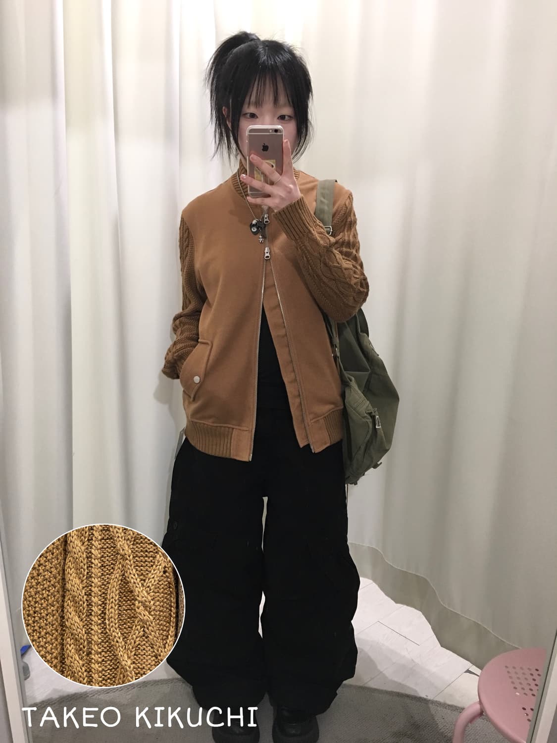 takeo kikuchi knit zip-up JK 상품이미지1