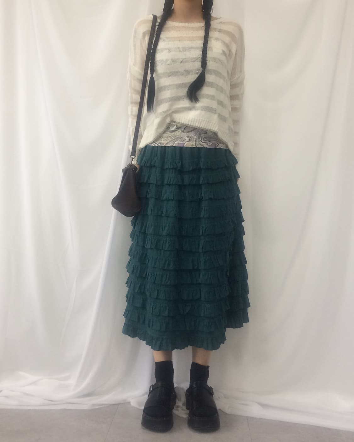 Frill layer long skirt 상품이미지5