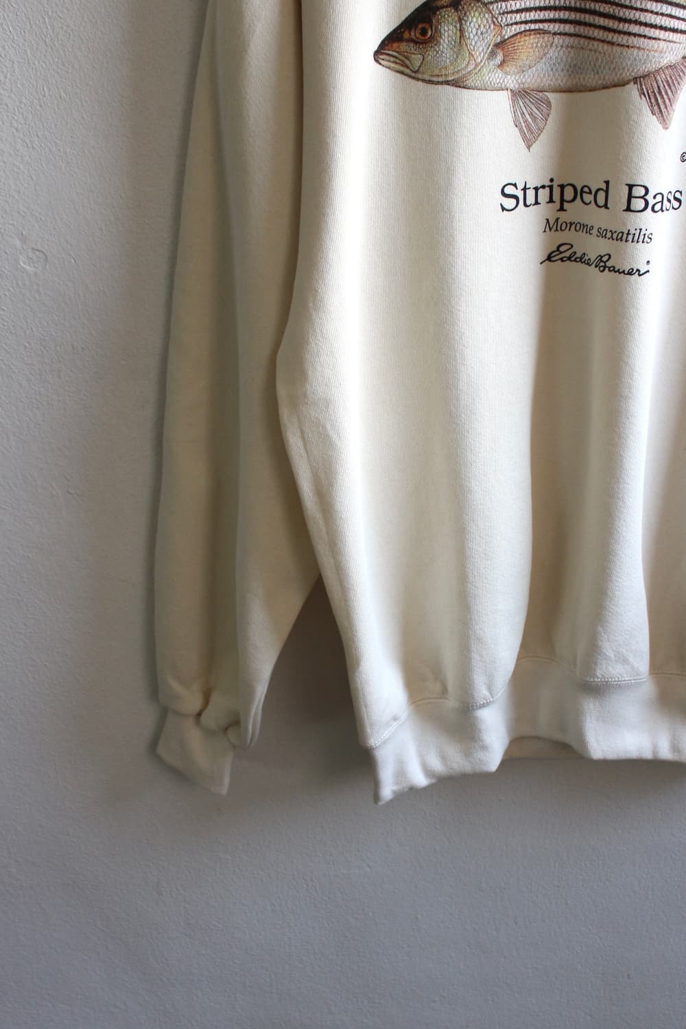 90s 에디바우어 배스 프린트 스웻셔츠 상품이미지5