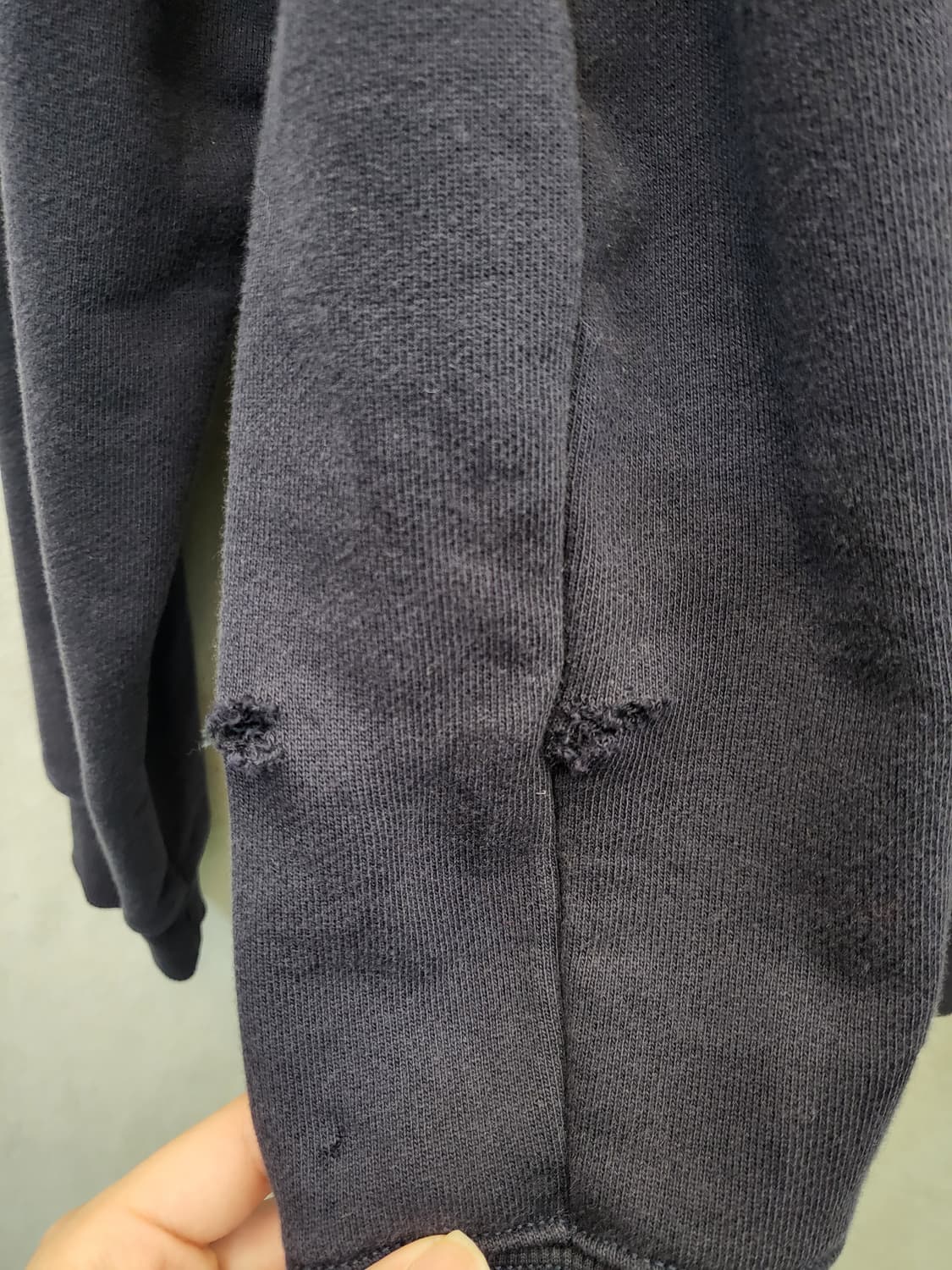 라코스테 네이비 L로고 맨투맨 상품이미지5