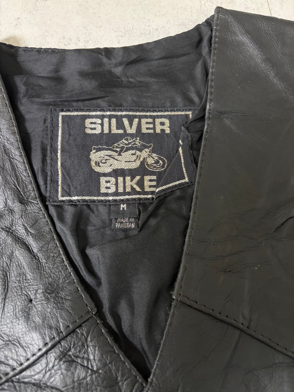 바이커 리얼 가죽 자켓 베스트 상품이미지5