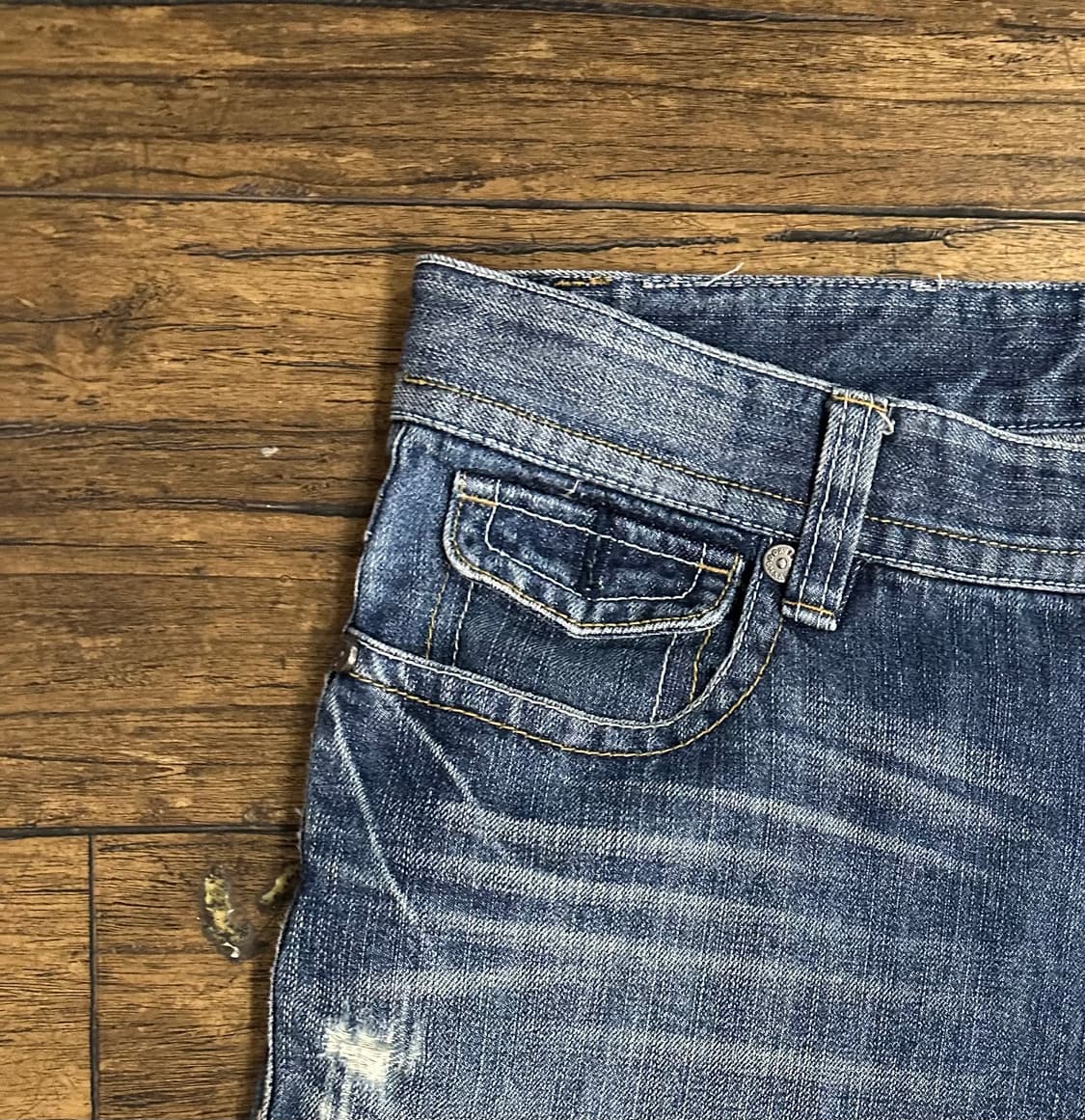 쿨하스진 Y2K 올드스쿨 빈티지 청바지 34사이즈 상품이미지2