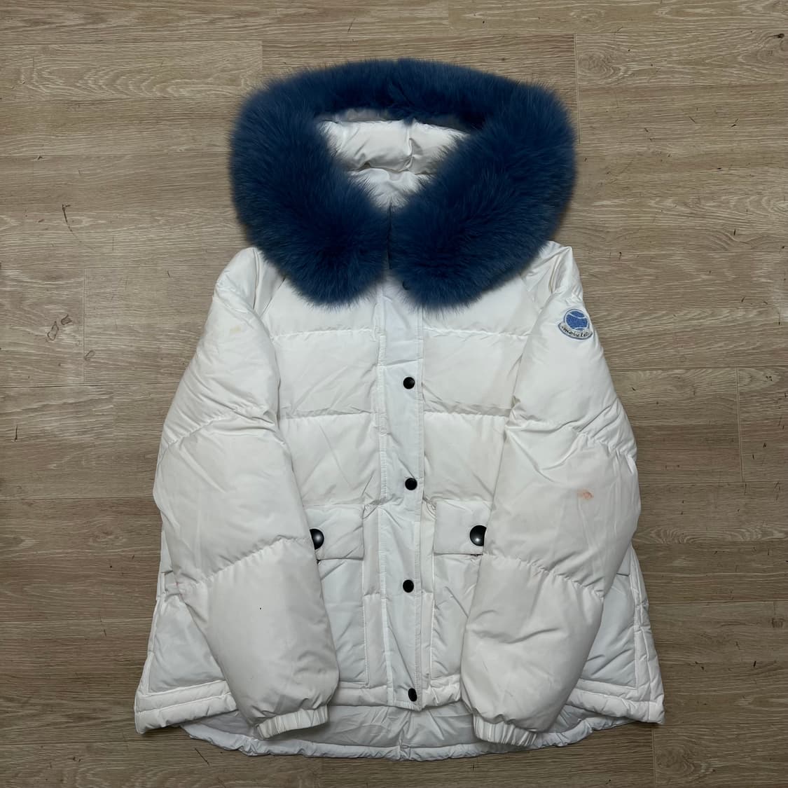 몽클레어 테니스와펜 퍼후드 구스다운 패딩 점퍼 [화이트] 3사이즈 상품이미지1