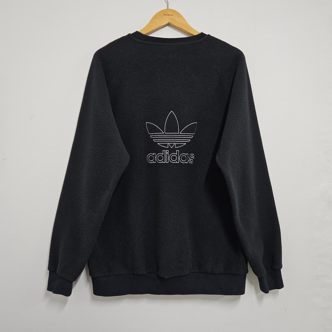 2XL 아디다스 오리지널스 파이어버드 후리스 맨투맨 블랙 상품이미지3