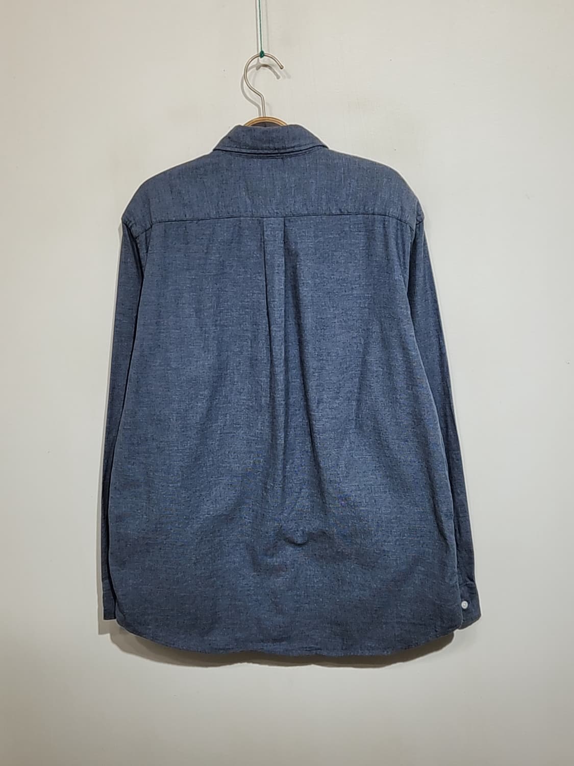 (100) 헤지스 남방 솔리드 셔츠 기본로고 단색 캐주얼  상품이미지6