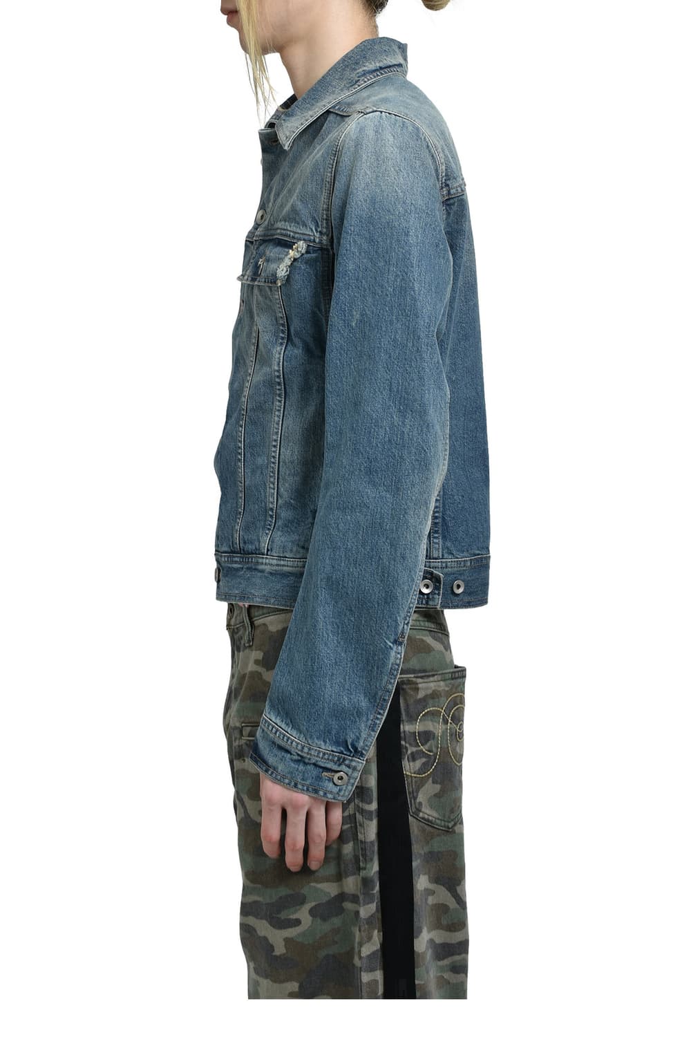 릭오웬스 디스트레스 포켓워싱 데님자켓 상품이미지7