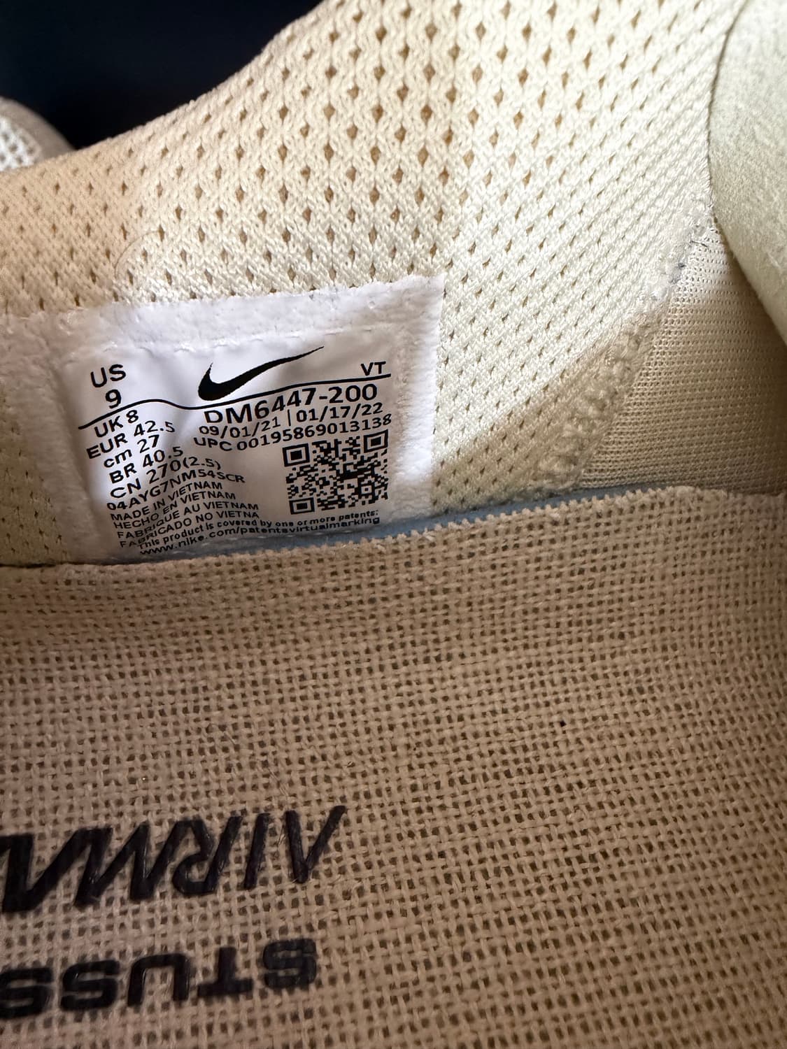 [정품] Nike x Stussy Air Max 2013 'Fossil' 상품이미지8