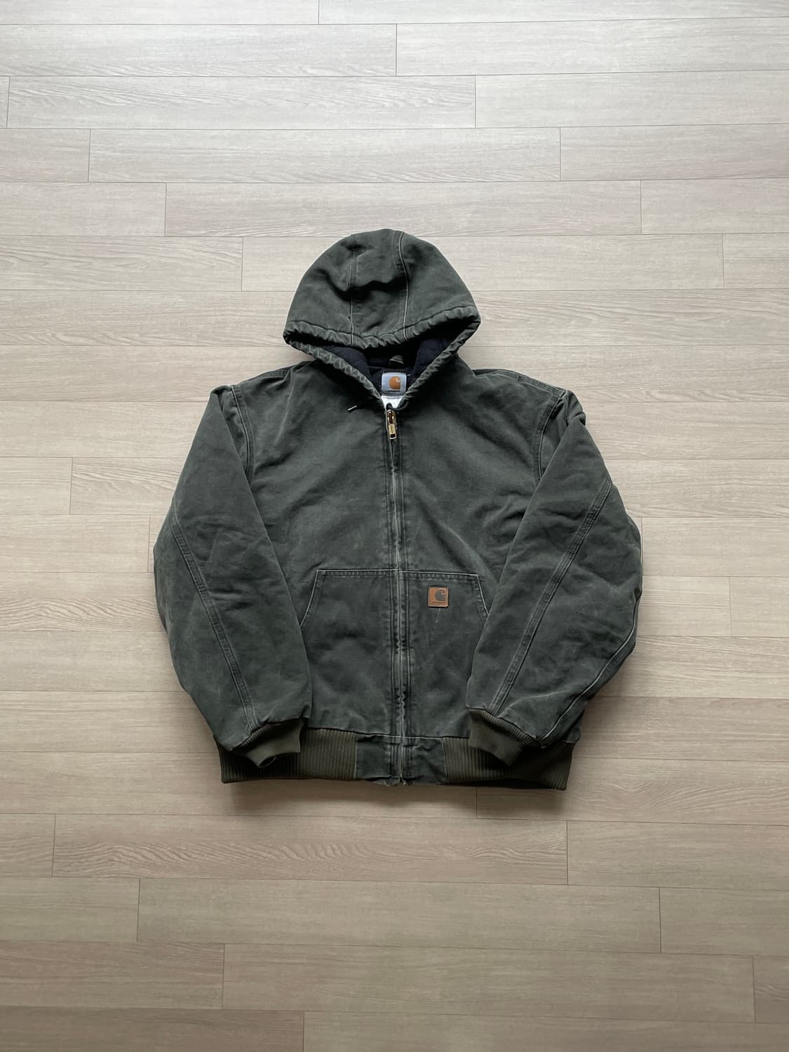 칼하트 j130 mos 모스 액티브 샌드스톤 상품이미지1