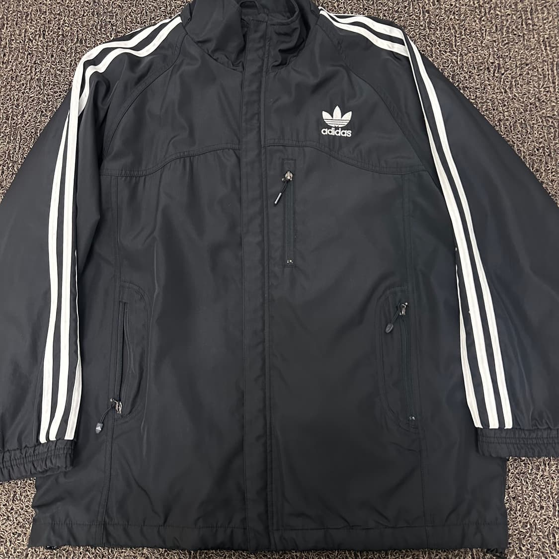 아디다스 바람막이 자켓 점퍼 블랙 XL 상품이미지3