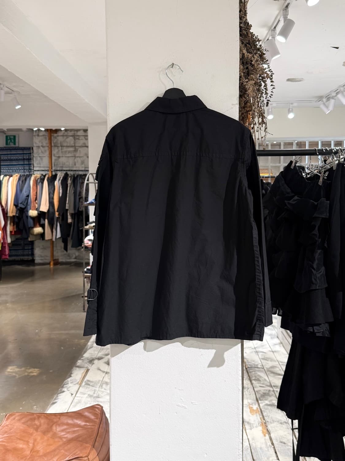 하이 스포팅 기어 블랙 멀티 카고 오버핏 셔츠 상품이미지6