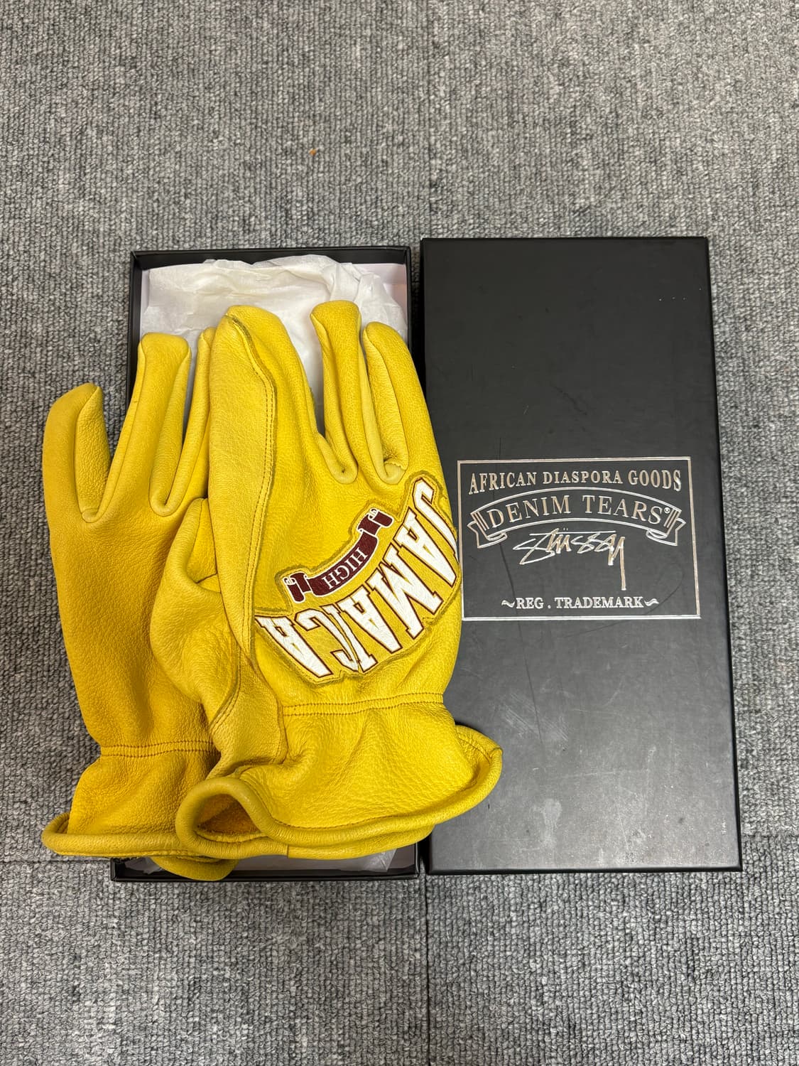 stussy x denim tears gloves l/xl 상품이미지2