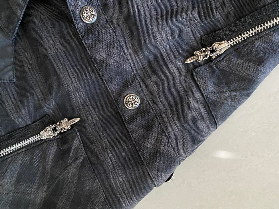 크롬하츠 빅 크로스 패치 플레어 웨스턴 셔츠  상품이미지4