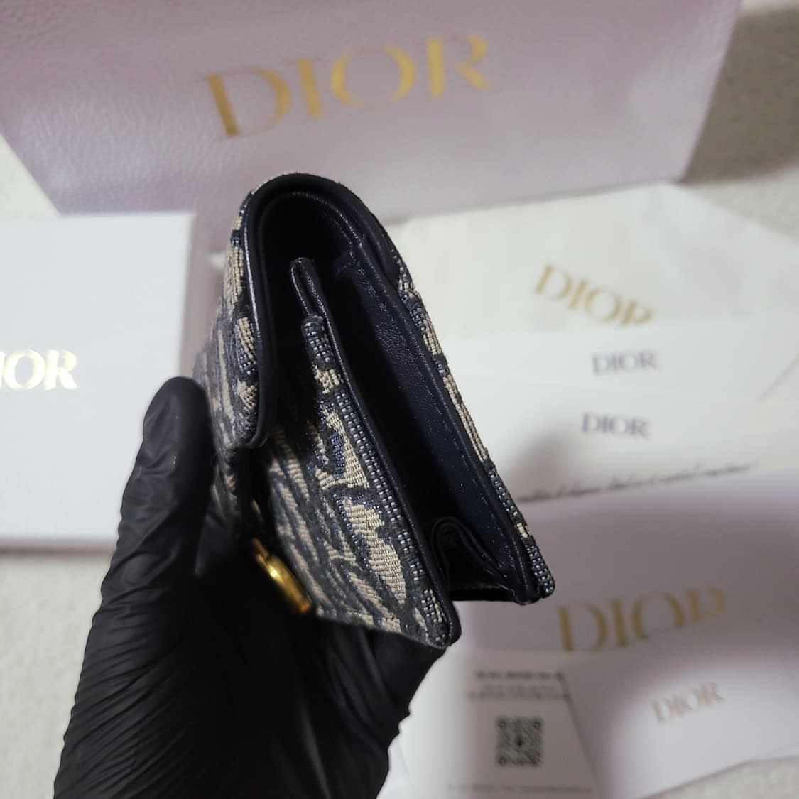 [24년식/풀구성] 디올 오블리크 새들 카드지갑  상품이미지7