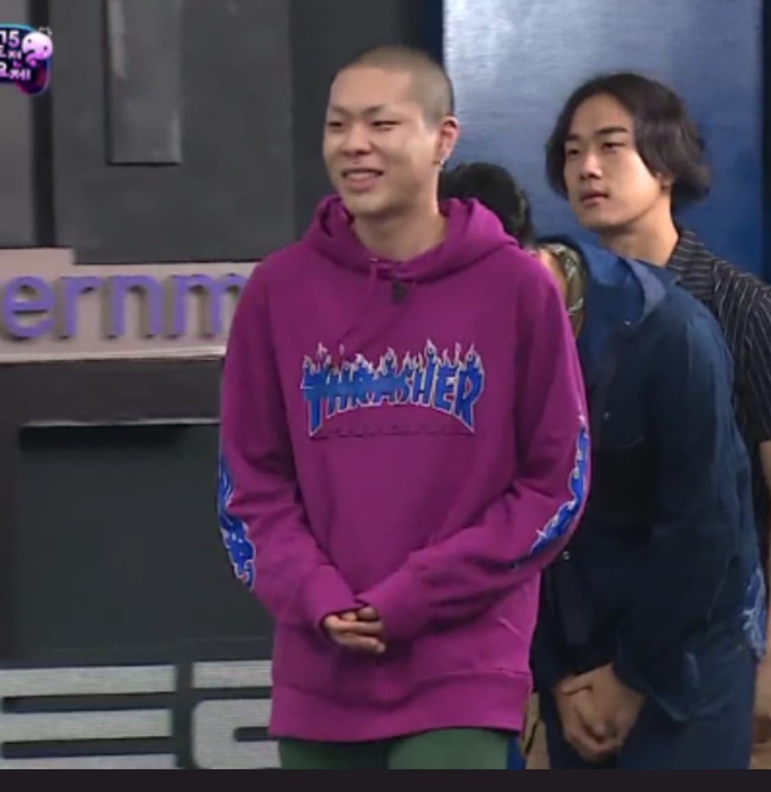 [XL] 슈프림 트레셔 플레임 후드 마젠타 쓰레셔 상품이미지1