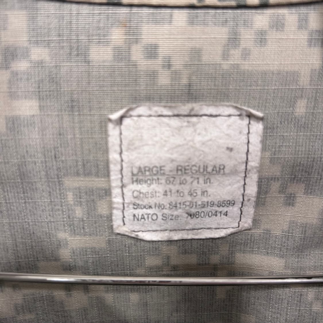 US ARMY 미군 육군 전투복 상의 상품이미지3