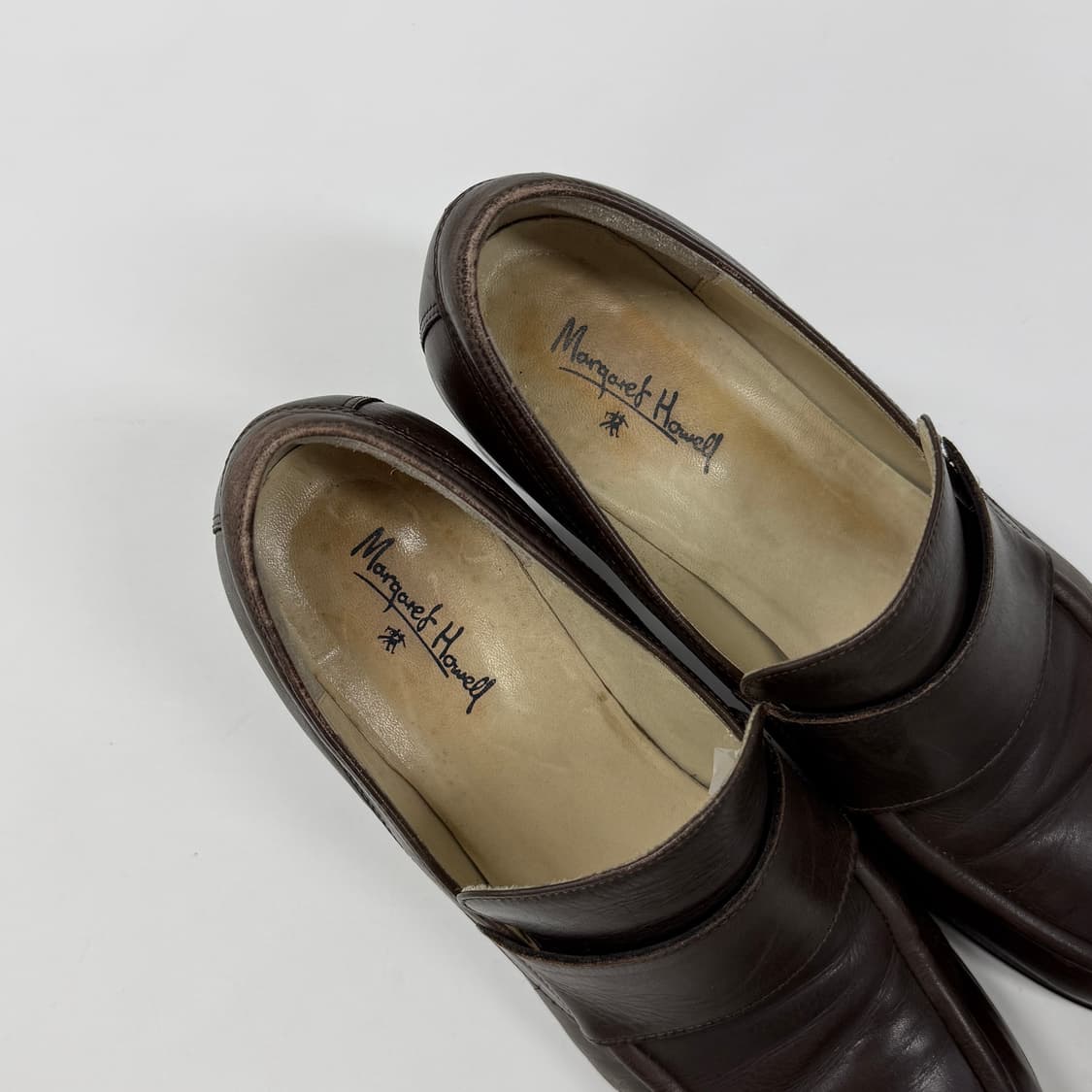 90s Margaret Howell mid heel loafers 상품이미지4