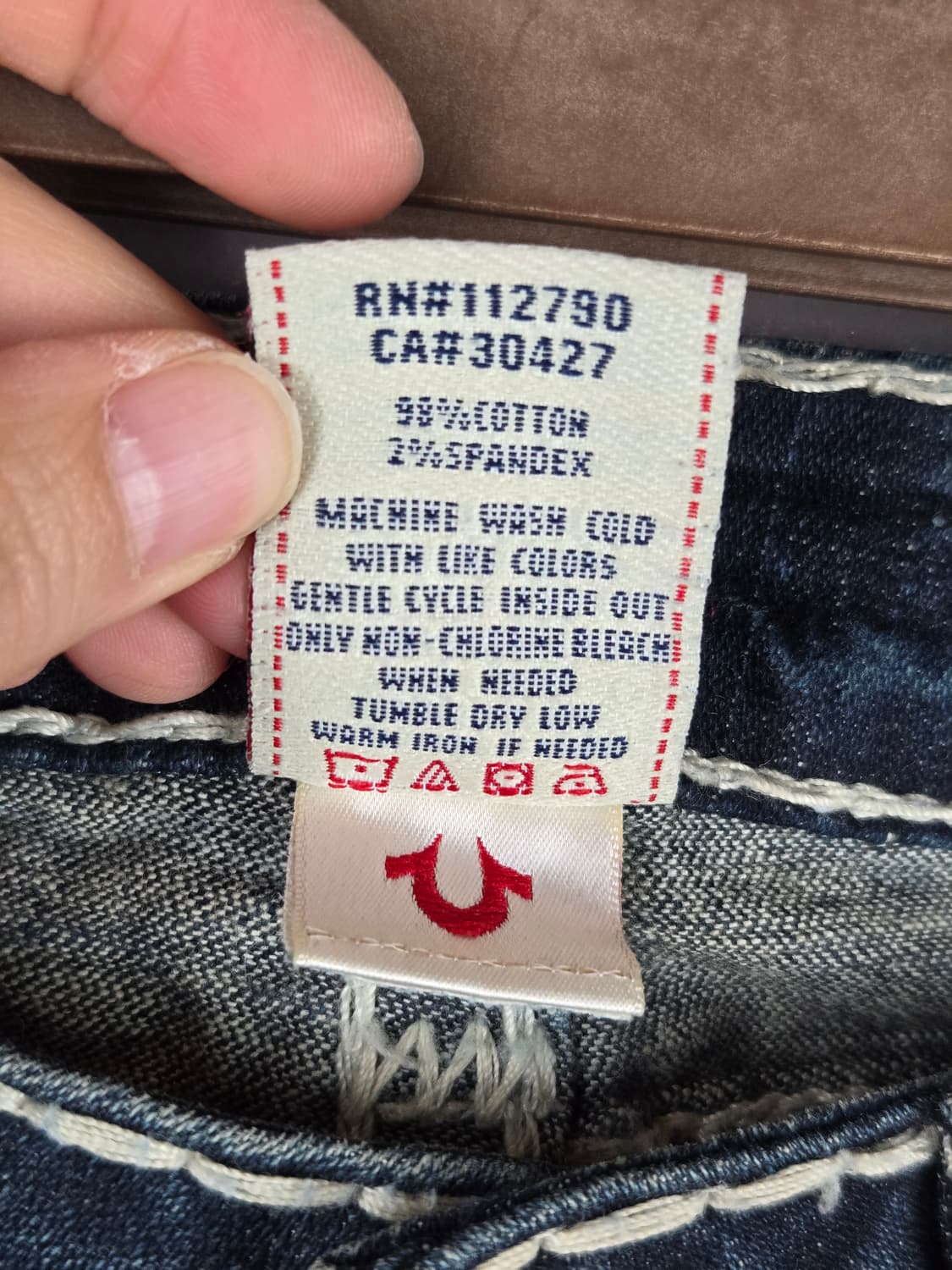 [무료배송]트루릴리전 24 여성 빌리 슈퍼티 스판 데님 팬츠 청바지 정품 상품이미지10